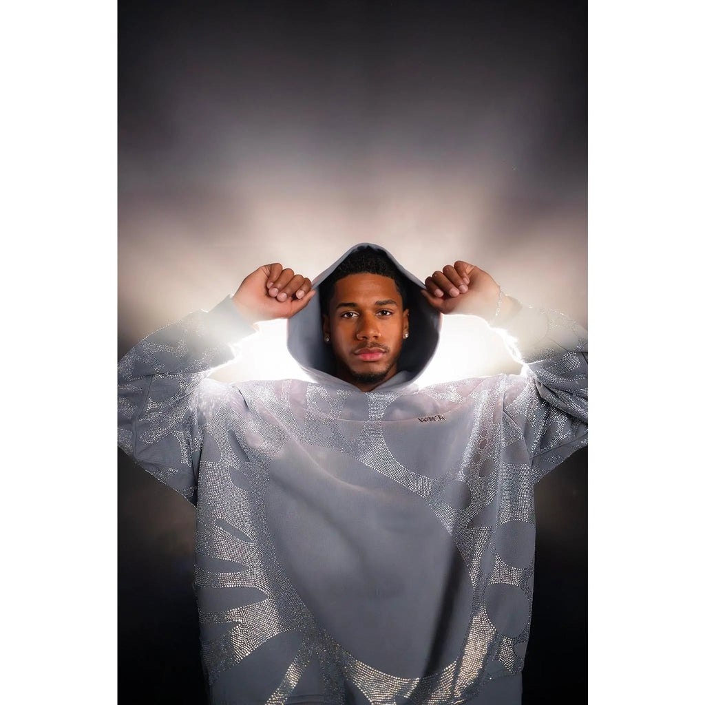 Elevate Your Style with the Luxurious Ascent Rhinestone Hoodie