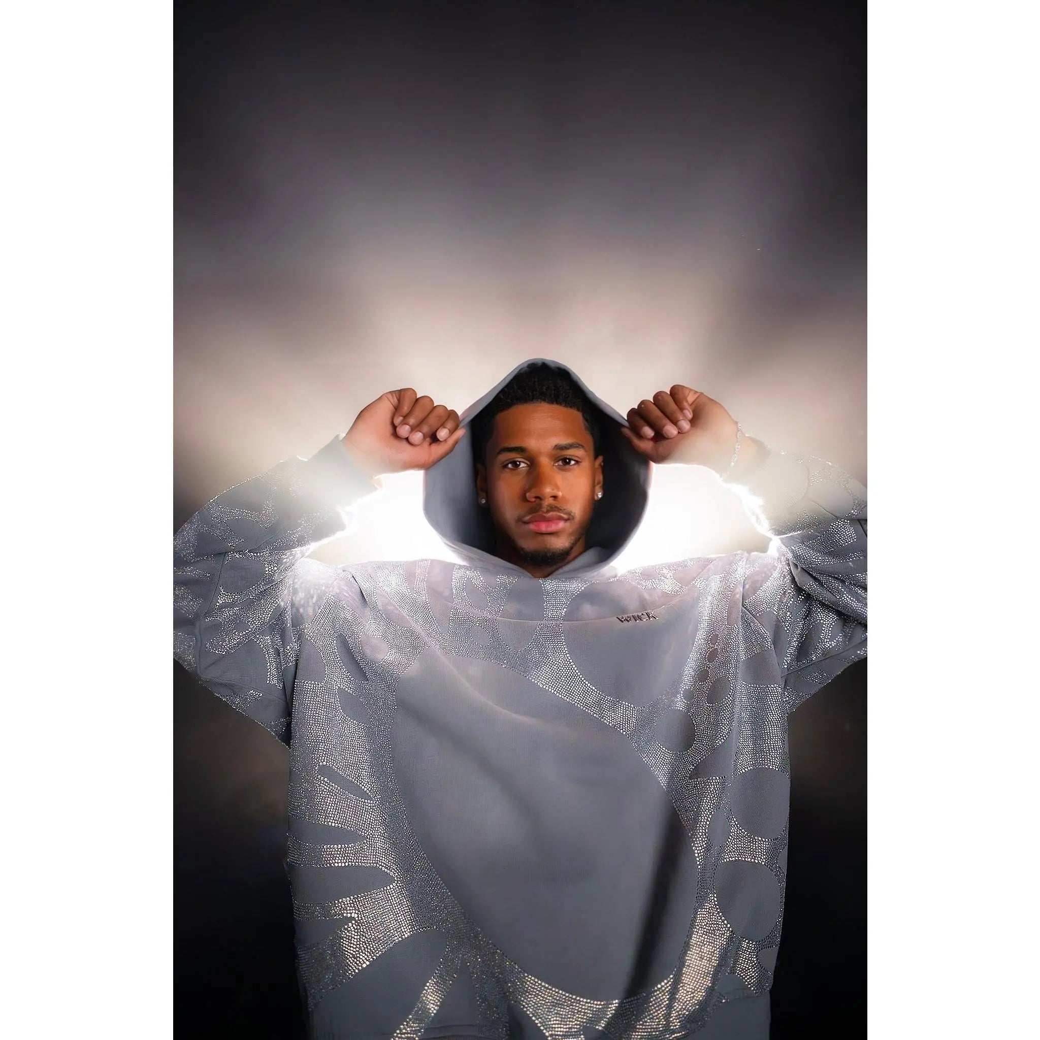 Elevate Your Style with the Luxurious Ascent Rhinestone Hoodie