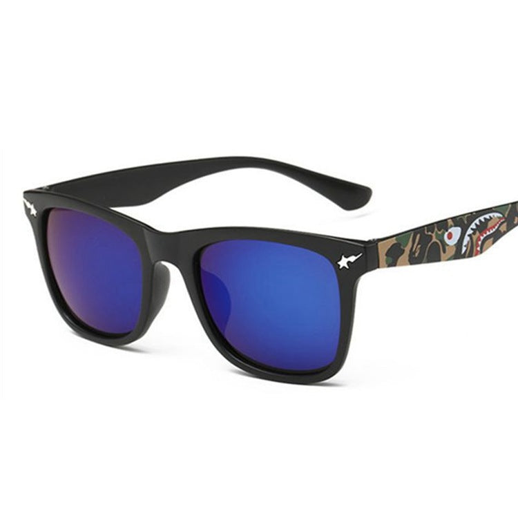 Fashion Square Frame Ape Head Sunglasses