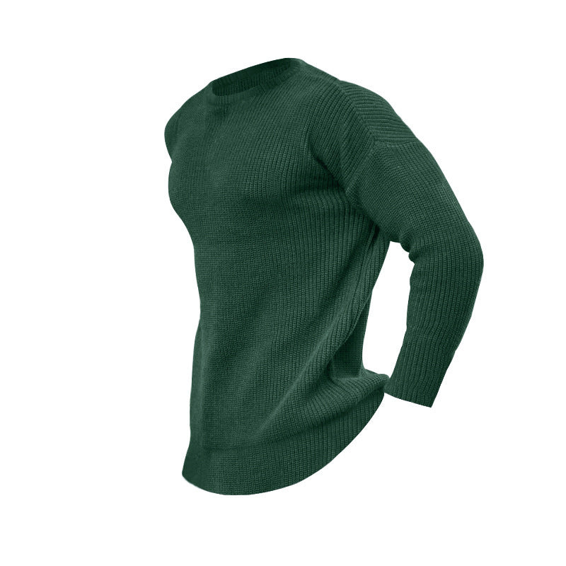 Fashionable Knitted Pullover for Men