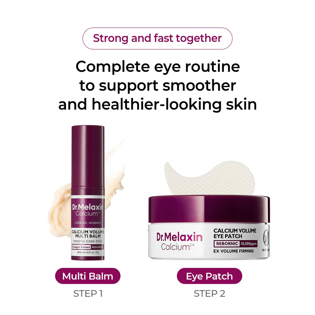 [Dr.Melaxin Official] Calcium Multi Balm Eye Care Routine Korean Skin Care Anti-Aging Cosmetics Collagen Eye Stick 9G
