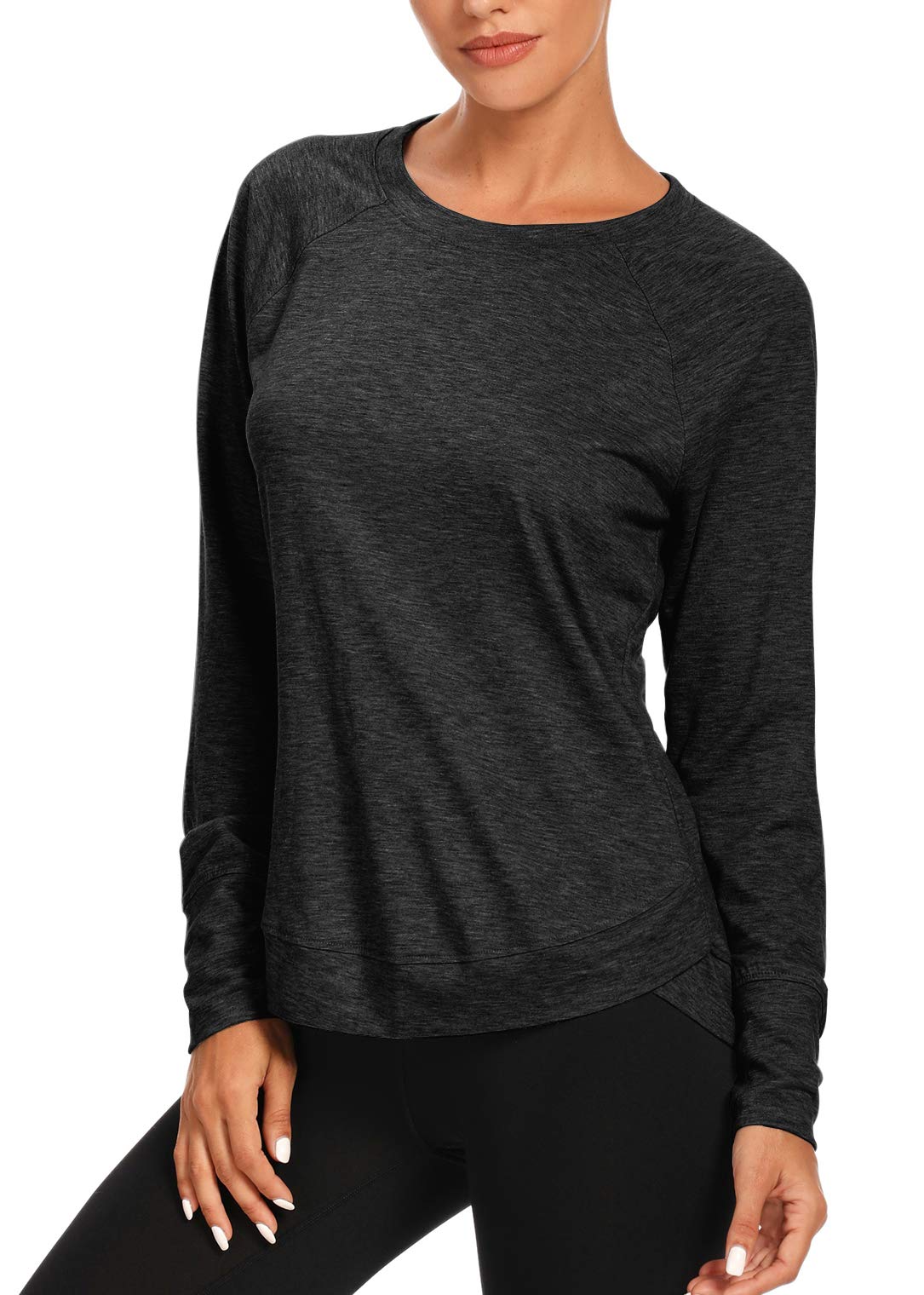 Muzniuer Long Sleeve Workout Top For Women