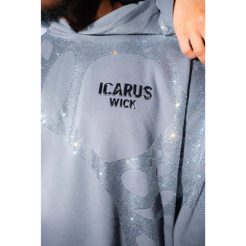 Elevate Your Style with the Luxurious Ascent Rhinestone Hoodie