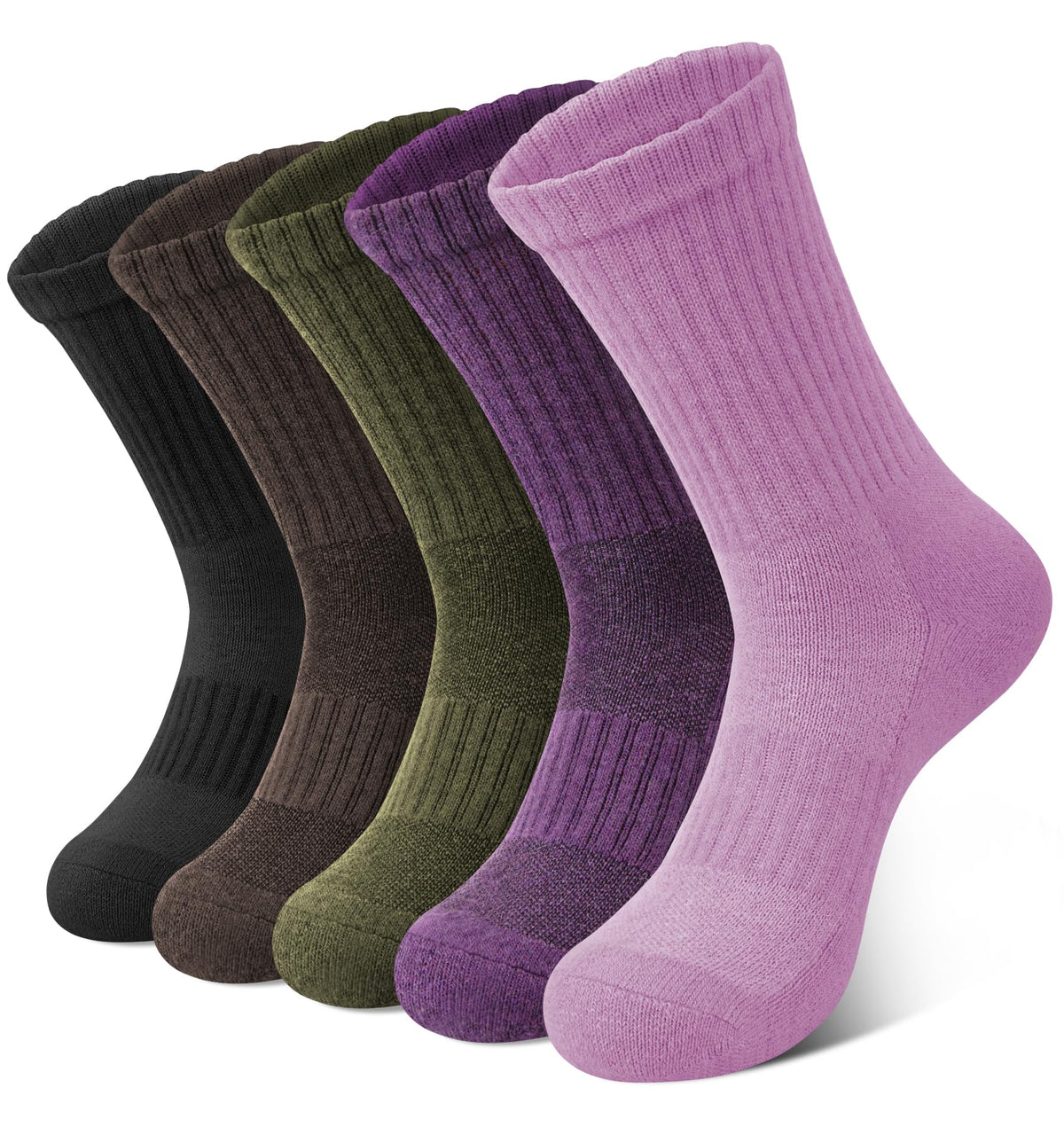 YSense 5 Pairs Merino Wool Socks For Women