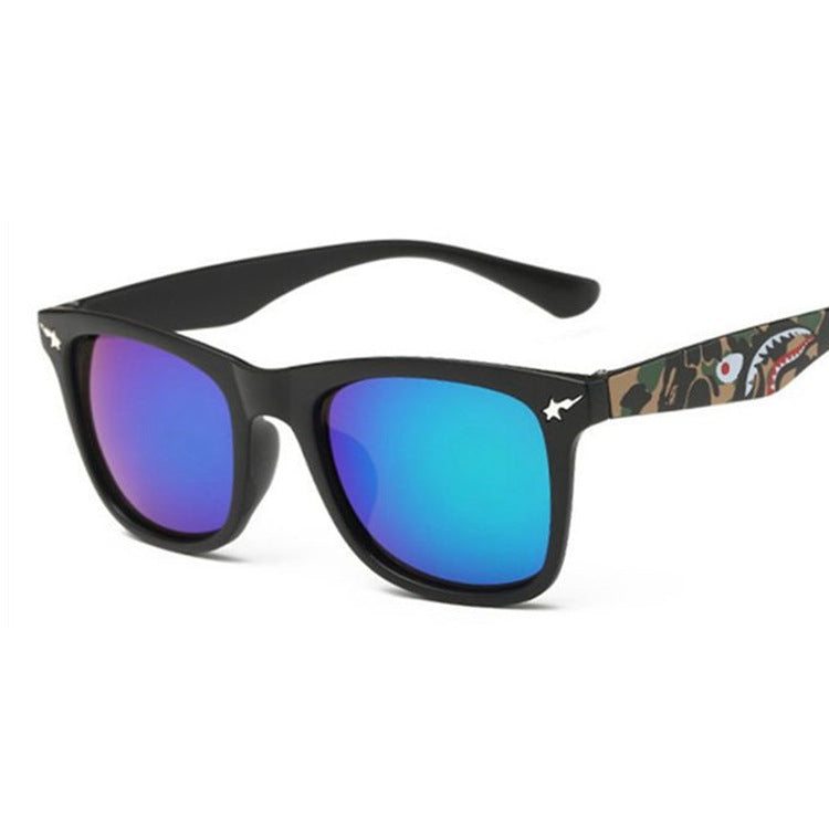 Fashion Square Frame Ape Head Sunglasses