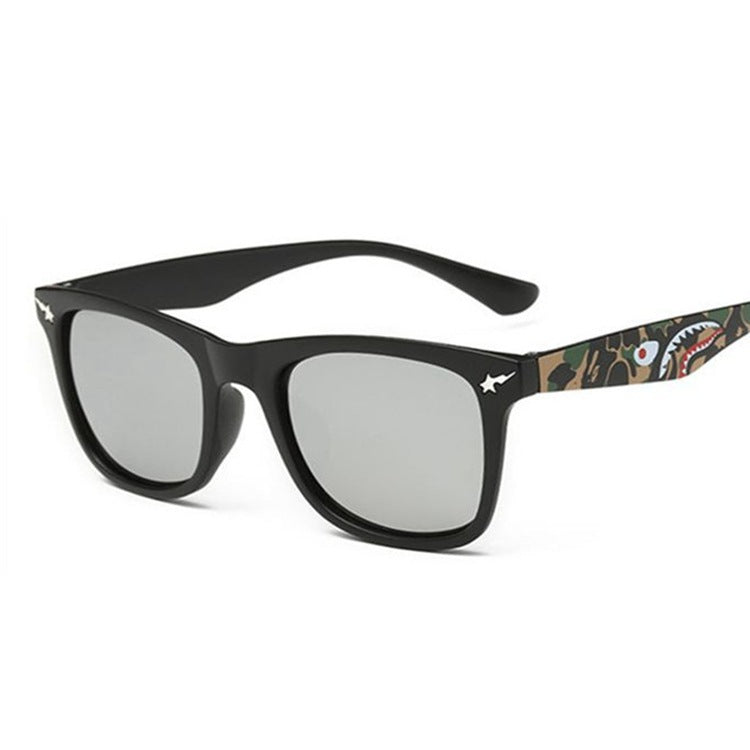 Fashion Square Frame Ape Head Sunglasses