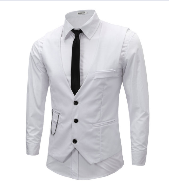 Asymmetrical Suit Jacket for Men