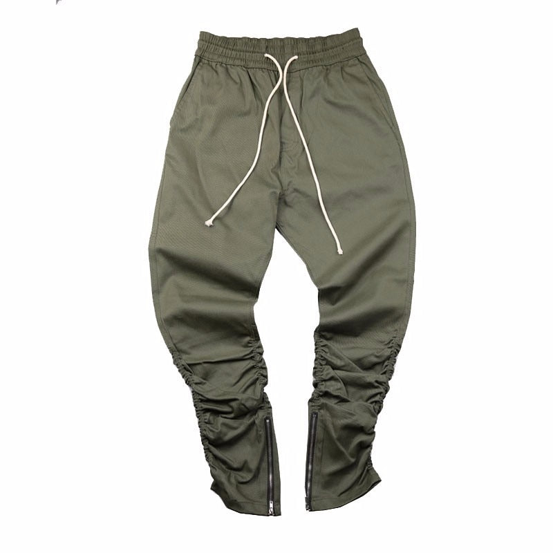 Slim Fit Zip Cuff Pants