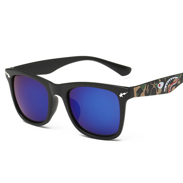 Fashion Square Frame Ape Head Sunglasses