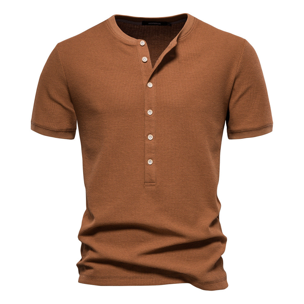 Men's Casual Short Sleeve Knit T-Shirt