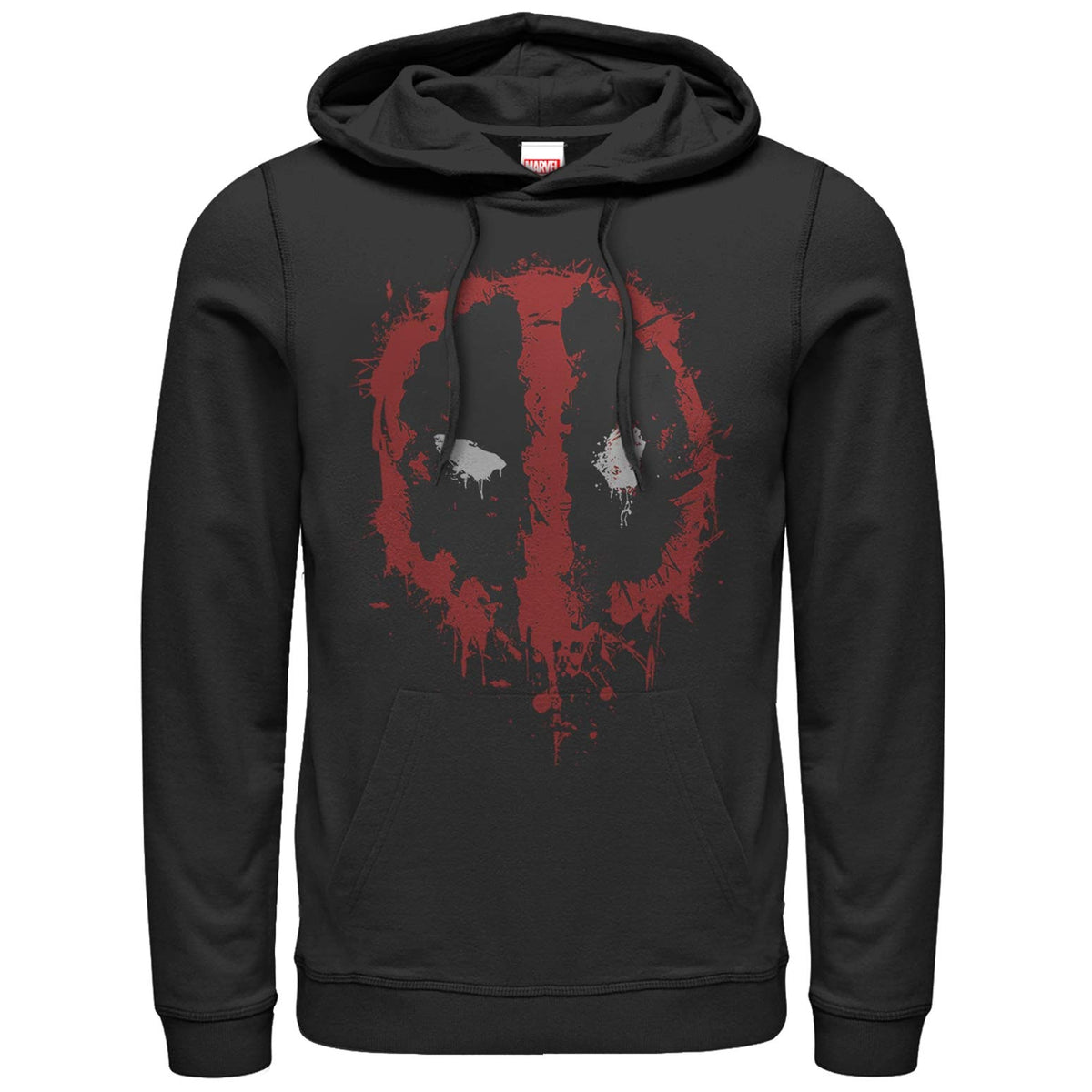 Marvel Mens Deadpool Splatter Icon Hoodie