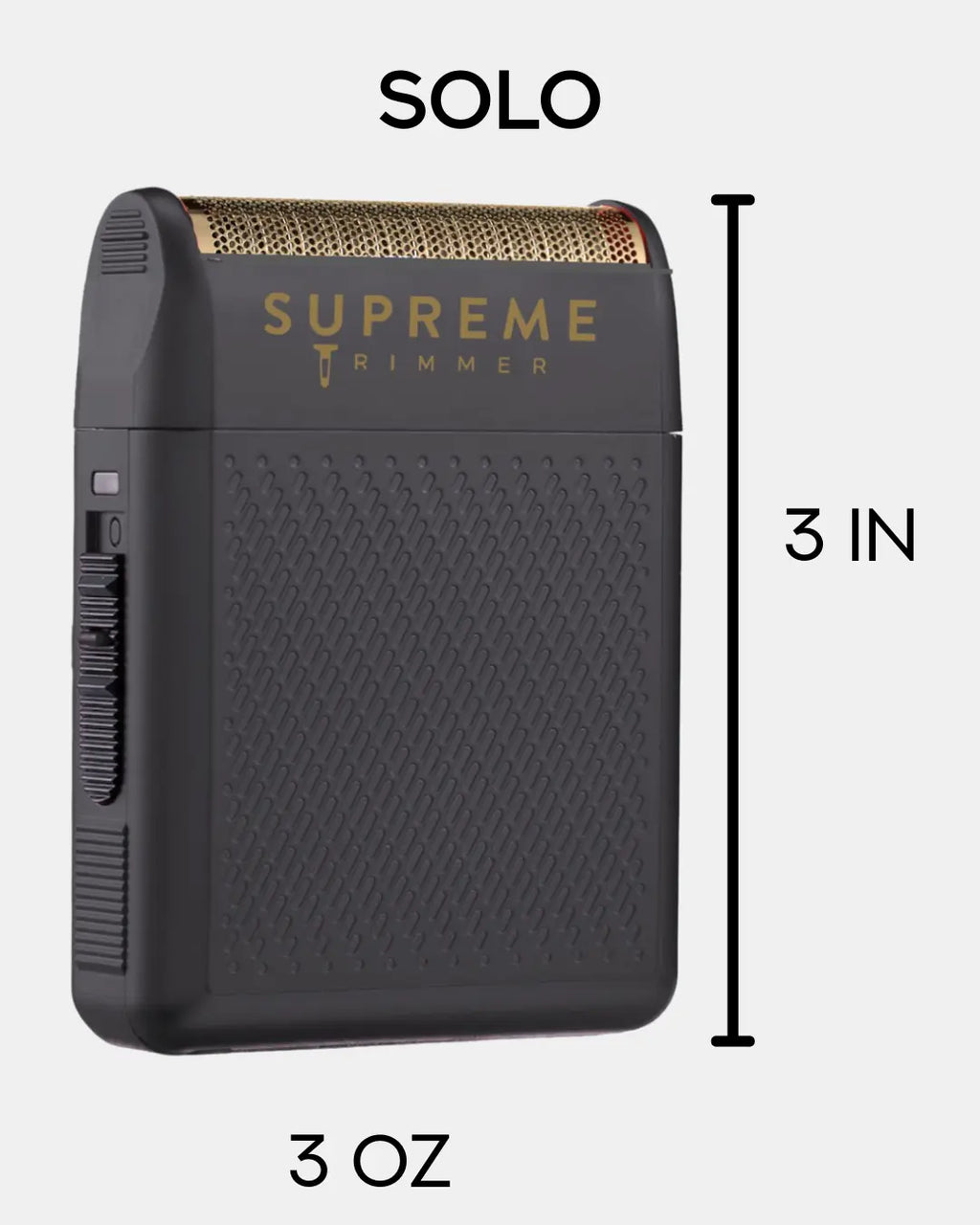 Supreme Trimmer Solo Hair Stubble Finishing STF101 Mini Travel Men Razor with Powerful Motor Long Foil Travel Lock & Cleaning Brush for Barbers Home Use Cordless Portable Shaver Usb Rechargeable Shaver