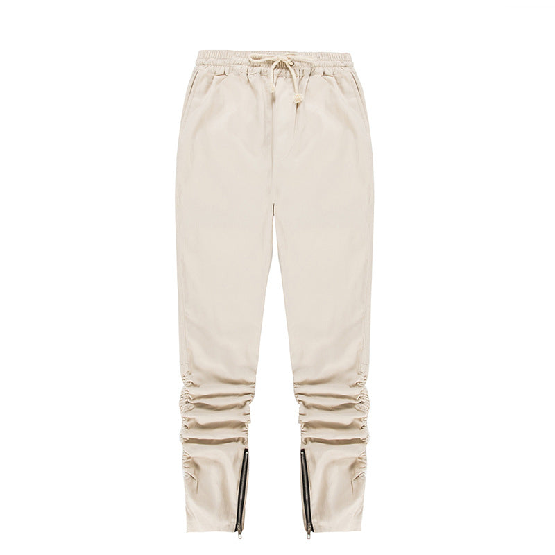 Slim Fit Zip Cuff Pants