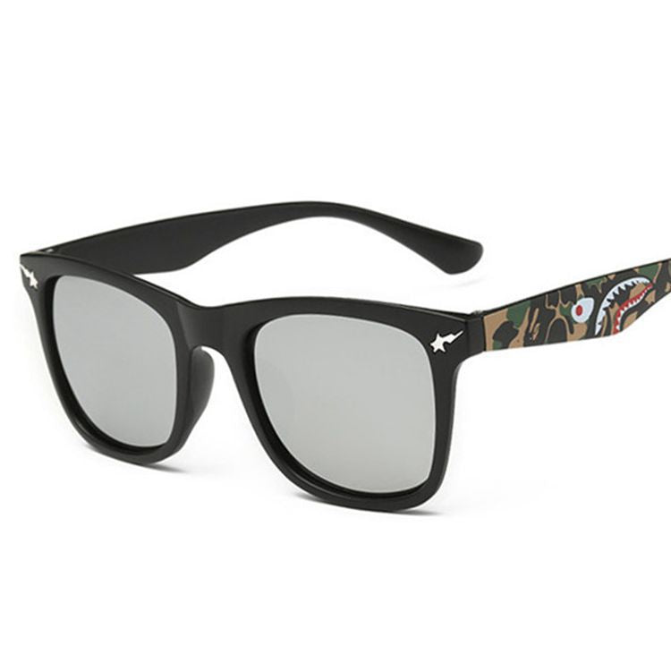 Fashion Square Frame Ape Head Sunglasses
