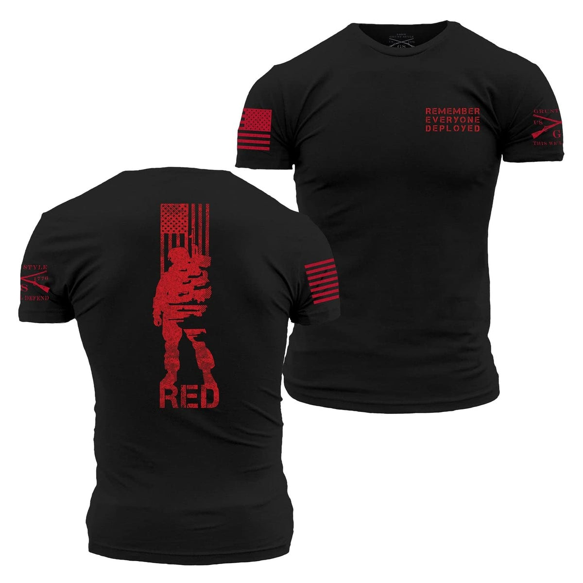 Grunt Style R.E.D. All Forces Mens T-Shirt