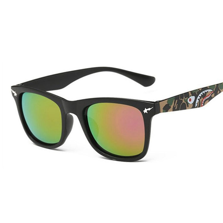 Fashion Square Frame Ape Head Sunglasses