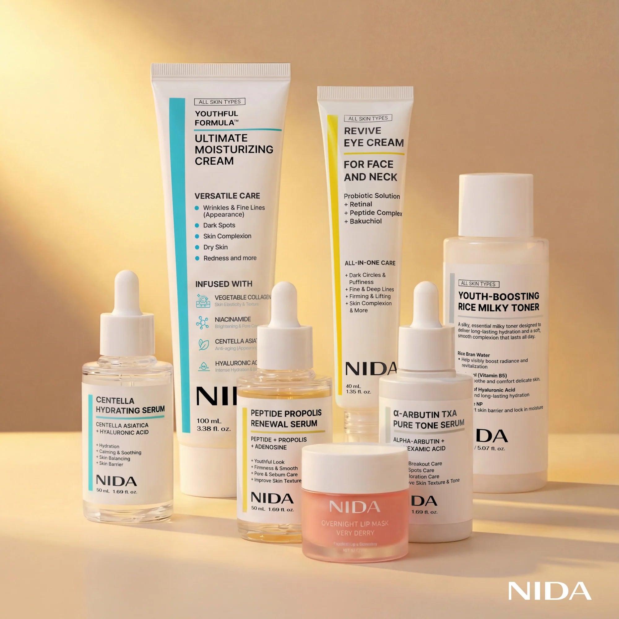 Super Deal Skincare Set of 7 (Milky Toner)