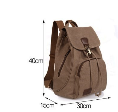 Canvas Backpack for Women