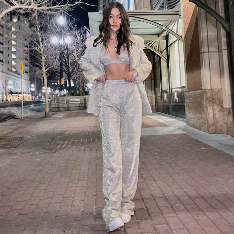 European Sexy Nightclub Outfit Set